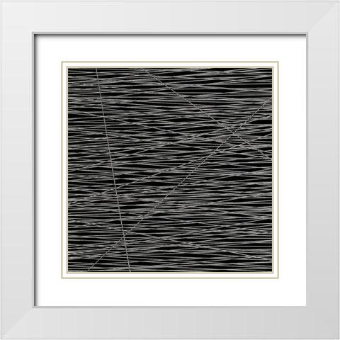 BW2361109 White Modern Wood Framed Art Print with Double Matting by NADAL