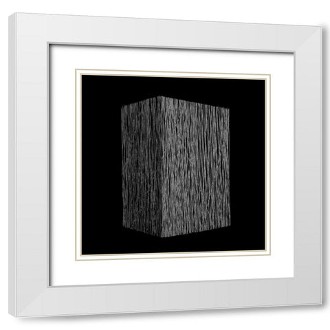 BW2510211 White Modern Wood Framed Art Print with Double Matting by NADAL