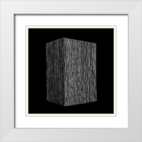 BW2510211 White Modern Wood Framed Art Print with Double Matting by NADAL