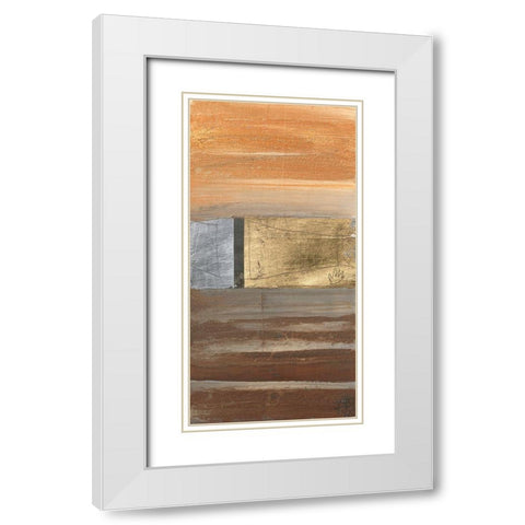 Way White Modern Wood Framed Art Print with Double Matting by Richter-Armgart, Rose