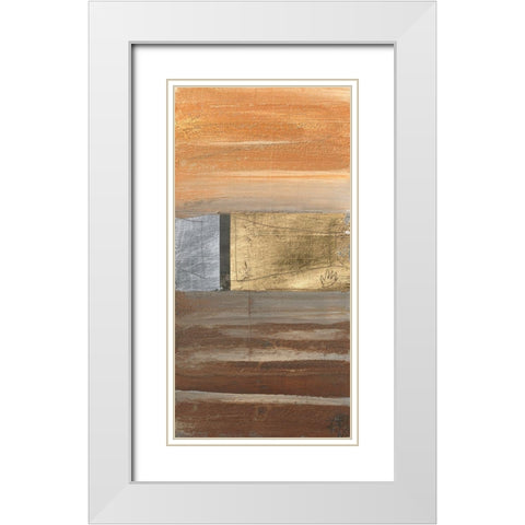 Way White Modern Wood Framed Art Print with Double Matting by Richter-Armgart, Rose