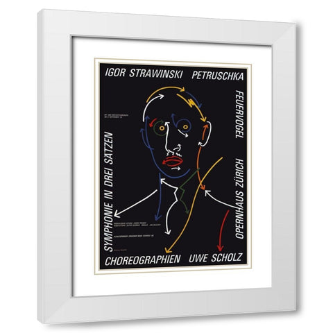 Igor Strawinski White Modern Wood Framed Art Print with Double Matting by Geissbuhler, K. Domenic