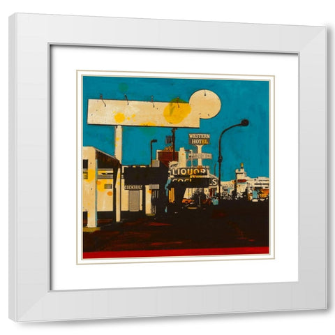 Liquor White Modern Wood Framed Art Print with Double Matting by Olukman, Ayline