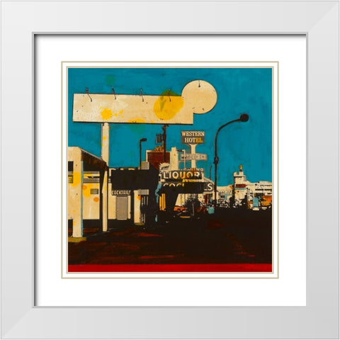 Liquor White Modern Wood Framed Art Print with Double Matting by Olukman, Ayline