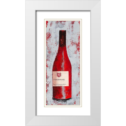 Bourgogne I White Modern Wood Framed Art Print with Double Matting by Persillon, Francoise
