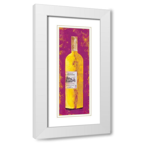 Bordeaux III White Modern Wood Framed Art Print with Double Matting by Persillon, Francoise