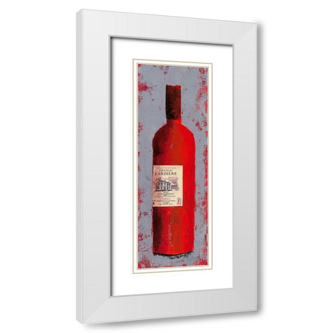 Bordeaux I White Modern Wood Framed Art Print with Double Matting by Persillon, Francoise