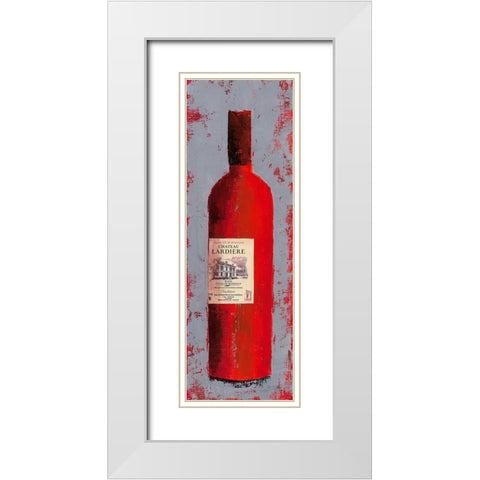 Bordeaux I White Modern Wood Framed Art Print with Double Matting by Persillon, Francoise