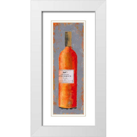Bordeaux II White Modern Wood Framed Art Print with Double Matting by Persillon, Francoise