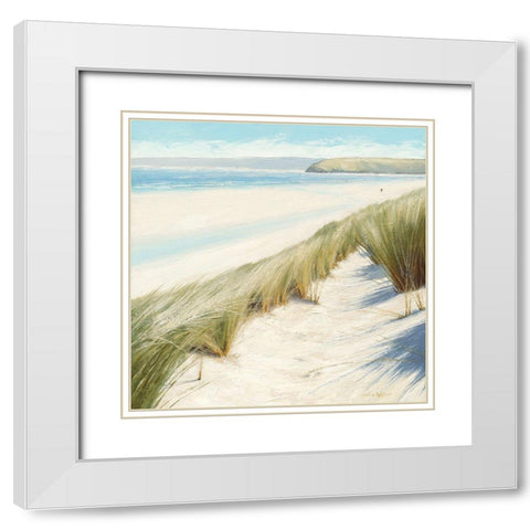 To the Sea White Modern Wood Framed Art Print with Double Matting by Atkinson, Caroline