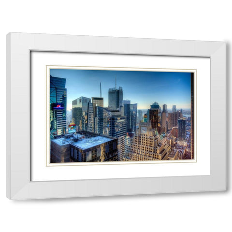 New Perspective White Modern Wood Framed Art Print with Double Matting by Terrible, Aurelien