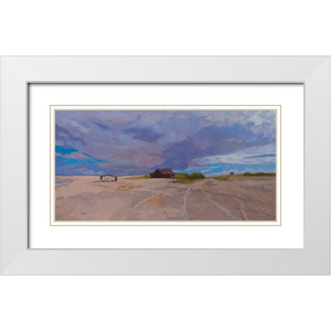 Passage / Vers Camocim White Modern Wood Framed Art Print with Double Matting by Mazur-Devaux, Ewa