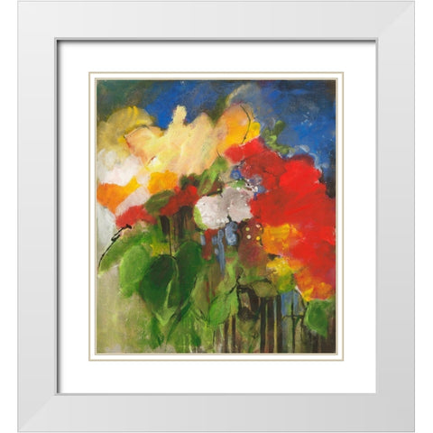 Gartenraum II White Modern Wood Framed Art Print with Double Matting by Dreyer, Ingeborg