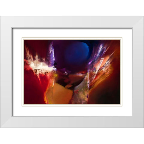 De Over Winning White Modern Wood Framed Art Print with Double Matting by ARVEE