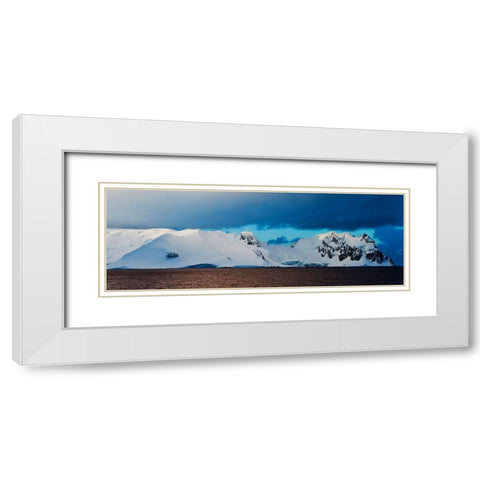 Terra Polaris White Modern Wood Framed Art Print with Double Matting by Brommelhorster, Ulf