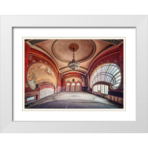 Maritime Grandeur White Modern Wood Framed Art Print with Double Matting by Haker, Matthias