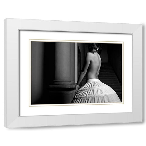 Romantic Dream White Modern Wood Framed Art Print with Double Matting by Milillo, Marco