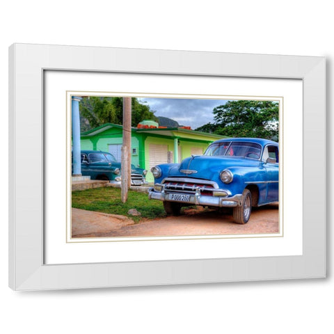 Siblings White Modern Wood Framed Art Print with Double Matting by Terrible, Aurelien