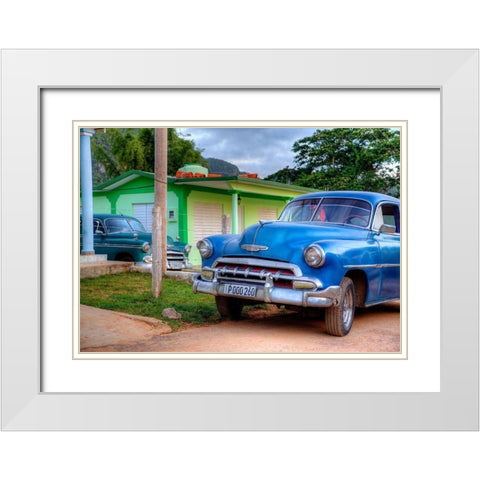 Siblings White Modern Wood Framed Art Print with Double Matting by Terrible, Aurelien