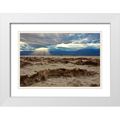 Open Clouds White Modern Wood Framed Art Print with Double Matting by Lichtenwalter, Tom