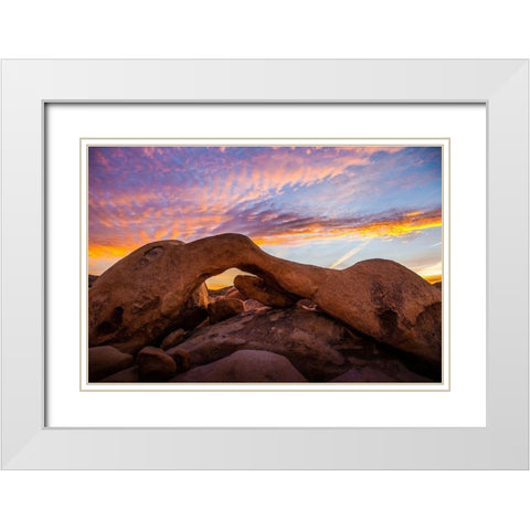 Stonebridge White Modern Wood Framed Art Print with Double Matting by Lichtenwalter, Tom