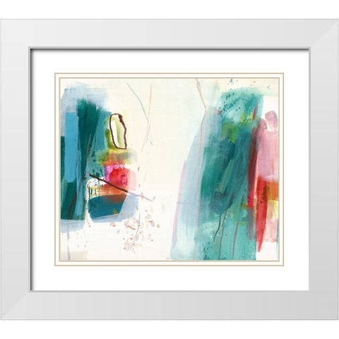 Durchbruch White Modern Wood Framed Art Print with Double Matting by Schafer, Jenny