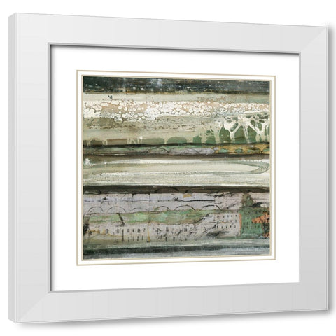 3. Silversea White Modern Wood Framed Art Print with Double Matting by Richter-Armgart, Rose