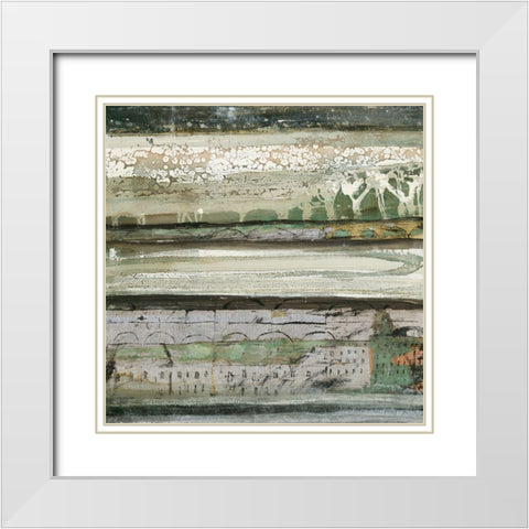 3. Silversea White Modern Wood Framed Art Print with Double Matting by Richter-Armgart, Rose