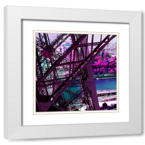Printemps a Paris White Modern Wood Framed Art Print with Double Matting by Tomas, Lisa
