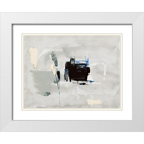 Design and Flowers VII White Modern Wood Framed Art Print with Double Matting by Choisy, Christian