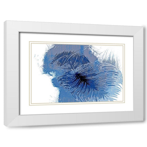 Verschlungen White Modern Wood Framed Art Print with Double Matting by Baumann, Matthias