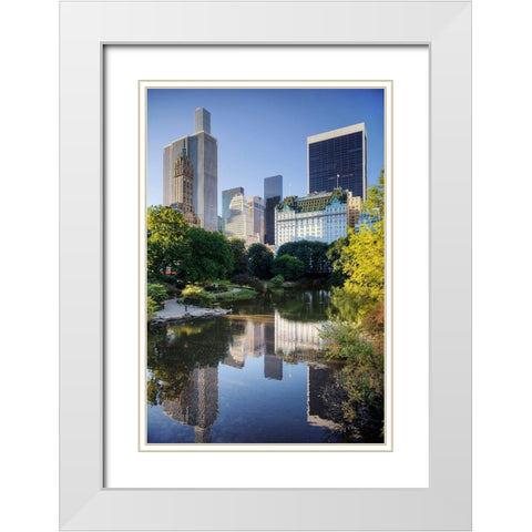 Gapstow Moment White Modern Wood Framed Art Print with Double Matting by Terrible, Aurelien