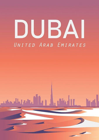 Dubai Black Ornate Wood Framed Art Print with Double Matting by Artic Frame Studio