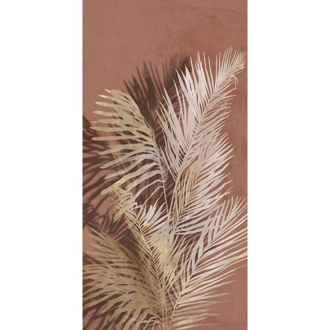 Warm Tropics I  Black Modern Wood Framed Art Print by Aria K
