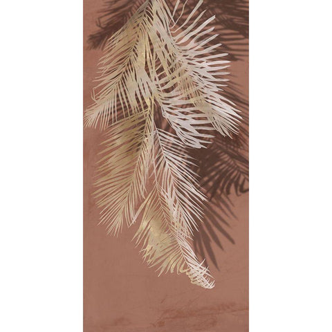 Warm Tropics II  Gold Ornate Wood Framed Art Print with Double Matting by Aria K