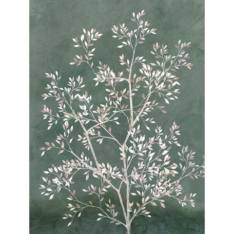 Delicate Tree I  Black Modern Wood Framed Art Print by Aria K