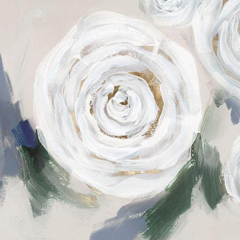 White Bundle I Black Modern Wood Framed Art Print by Aria K
