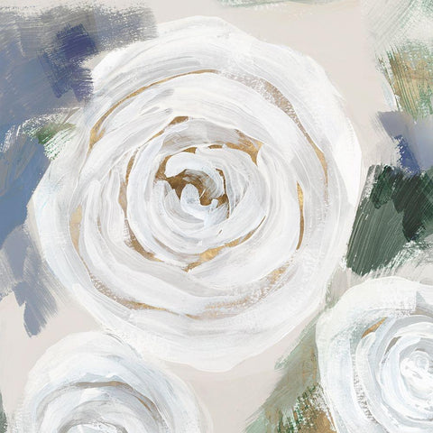 White Bundle II White Modern Wood Framed Art Print by Aria K