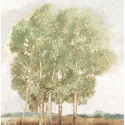 Willowdale Gold Ornate Wood Framed Art Print with Double Matting by Del Rizzo, Anthony