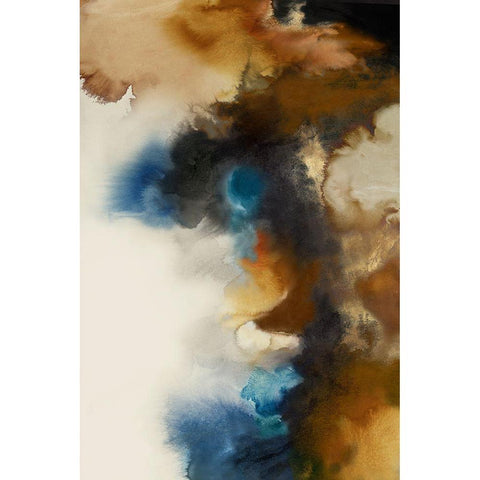 Shimmer  White Modern Wood Framed Art Print by Peal, Emma