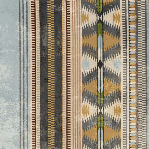 Navaho I  Black Ornate Wood Framed Art Print with Double Matting by Peal, Emma