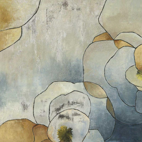 Drama II - Ltd. Ed 950 White Modern Wood Framed Art Print with Double Matting by Jensen, Asia