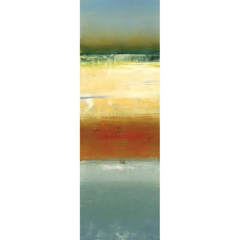 Daybreak II Black Modern Wood Framed Art Print with Double Matting by Austin, L