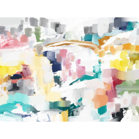 Spicy White II White Modern Wood Framed Art Print by Auda, Christine
