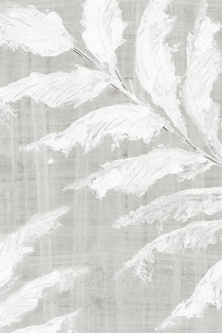 Neutral Palms I  White Modern Wood Framed Art Print with Double Matting by Black, Alex