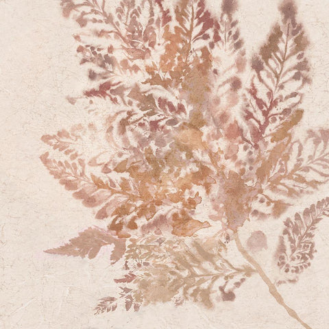 Coral Fern I  Gold Ornate Wood Framed Art Print with Double Matting by Black, Alex