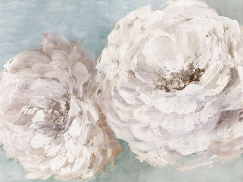 Enchanting Peonies Black Modern Wood Framed Art Print by Black, Alex