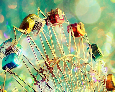 Candyland Black Ornate Wood Framed Art Print with Double Matting by Cadloff, Robert