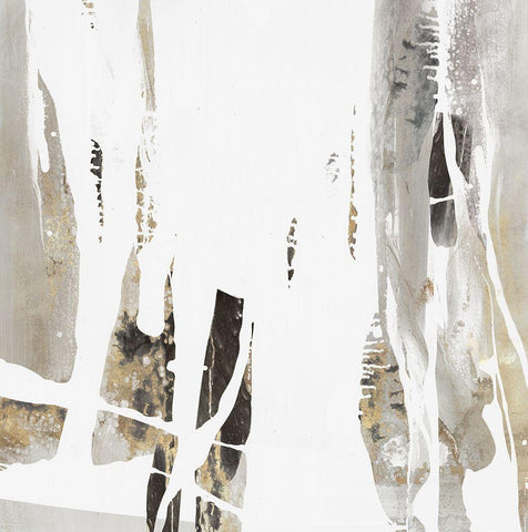 Behind the Light II White Modern Wood Framed Art Print with Double Matting by Rowan, Grace