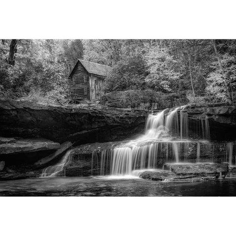 Glade Creek II  Black Modern Wood Framed Art Print by Berk